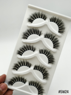 Reusable mink eyelash # 5w24