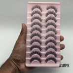 Reusable mink eyelash # 10p9