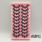 Reusable mink eyelash # 10p11