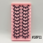 Reusable mink eyelash # 10p11