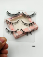 Reusable mink eyelash # 3w1