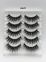 Reusable mink eyelash # 5w14