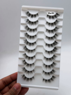 Reusable mink eyelash # 10w10
