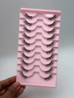 Reusable mink eyelash # 10p19