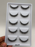 Reusable mink eyelash # 5w34