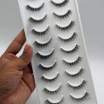 Reusable mink eyelash # 10w13