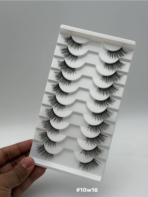 Reusable mink eyelash # 10w16