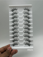 Reusable mink eyelash #  10w15
